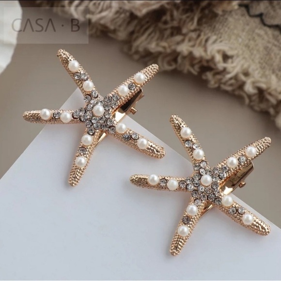 5🌟CASA B | Starfish Barette 2pc Set - Picture 3 of 4
